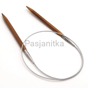 Druty Bambusowe na stalowej lince 80 cm / 9 mm