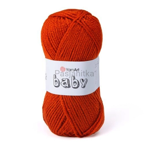Włóczka Baby Yarn Art 847 rudy
