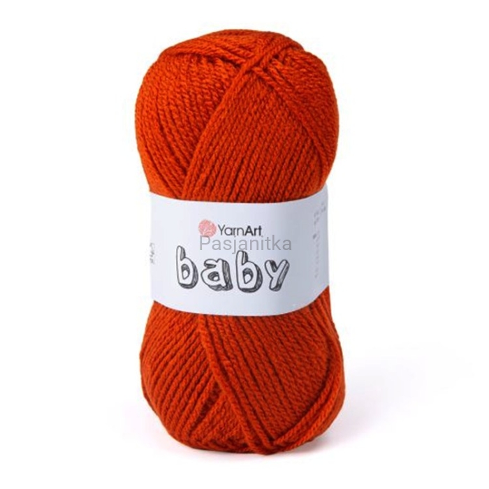 Włóczka Baby Yarn Art 847 rudy