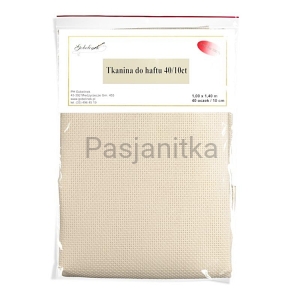 Kanwa / Tkanina do Haftu 10 ct / 100 x 140 cm / naturalny