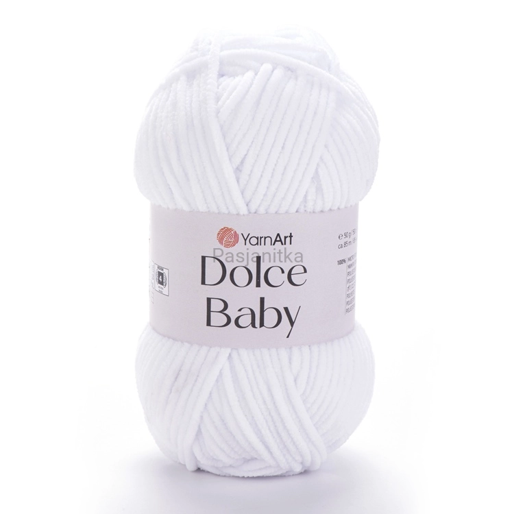Włóczka Dolce Baby 741 Biały