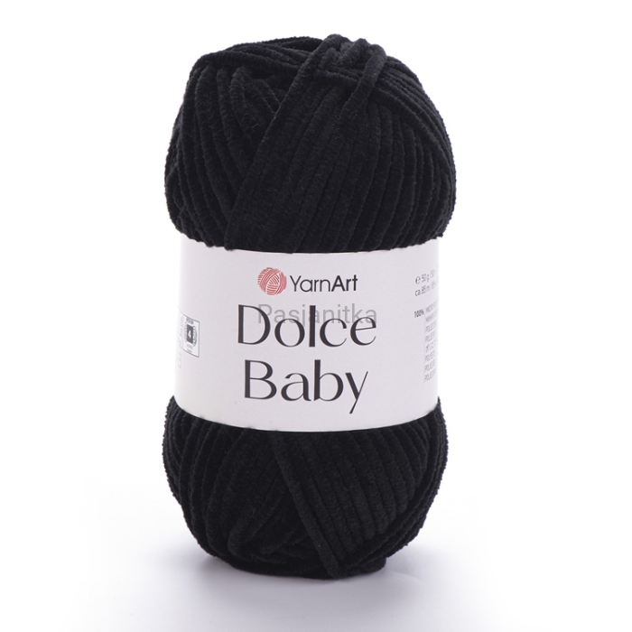 Włóczka Dolce Baby 742 Czarny