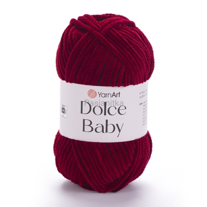 Włóczka Dolce Baby 752 Bordo