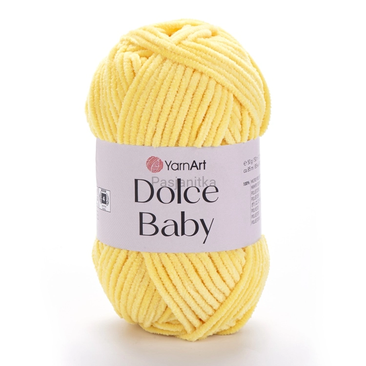 Włóczka Dolce Baby 761 Żółty