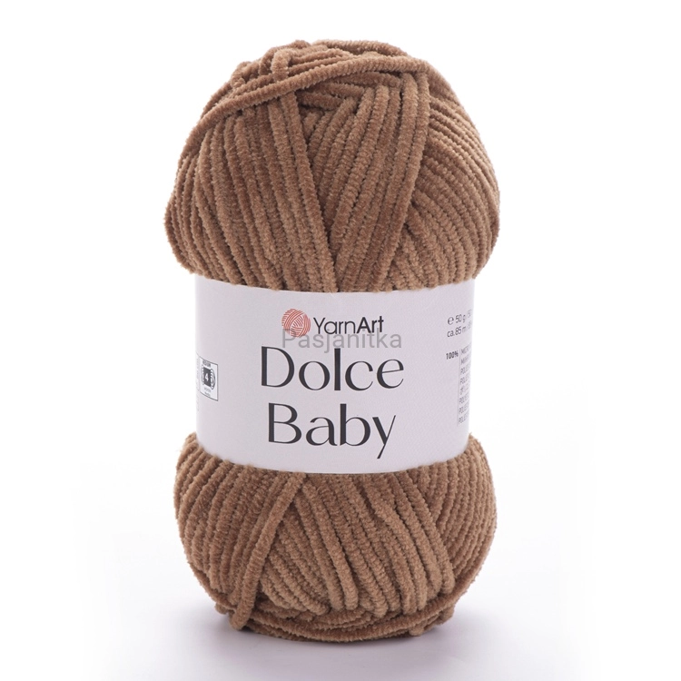 Włóczka Dolce Baby 765 Jasny Brąz