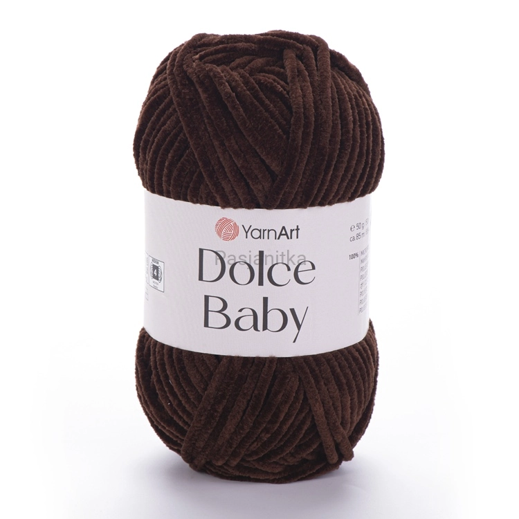Włóczka Dolce Baby 775 Ciemny Brąz