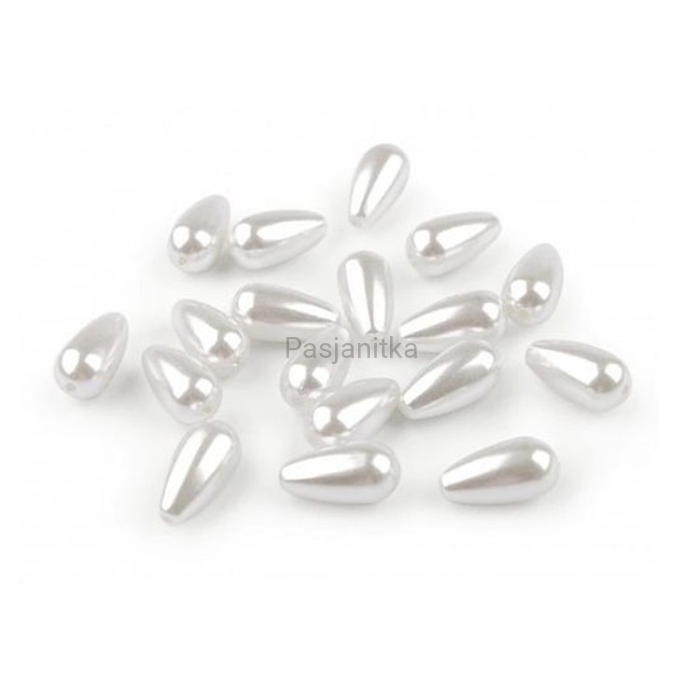 Koraliki perełki 10 x 20 mm / 10 szt