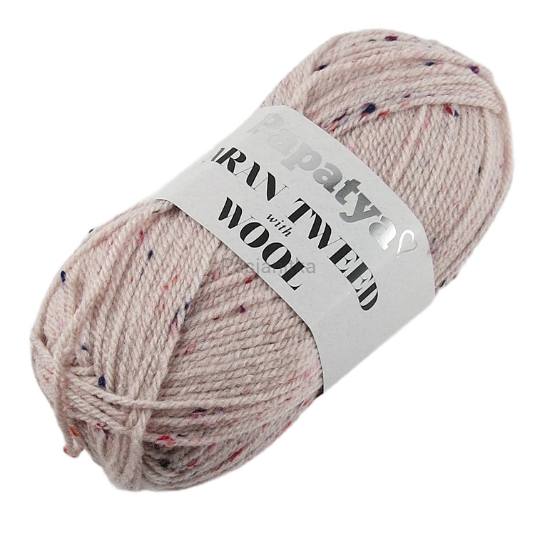Włóczka Aran Wool Twed Papatya / 4150