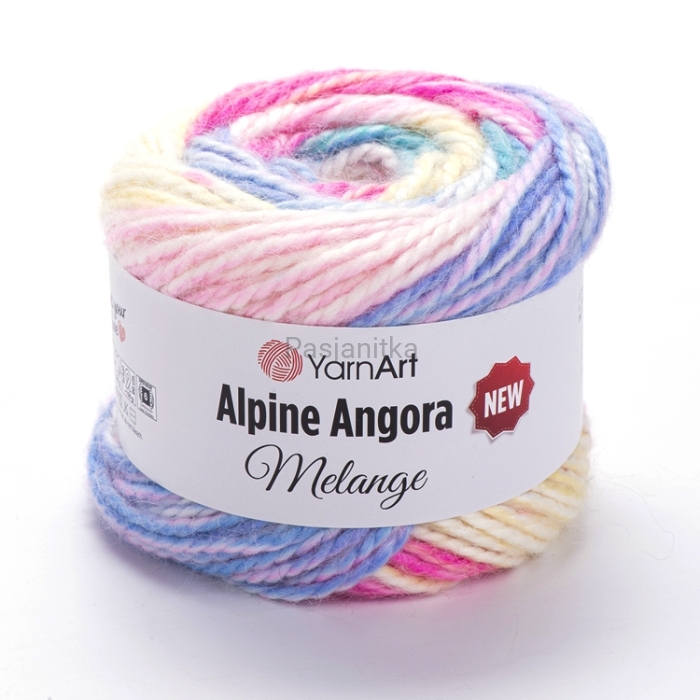 Włóczka Alpine Angora Melange / 6402