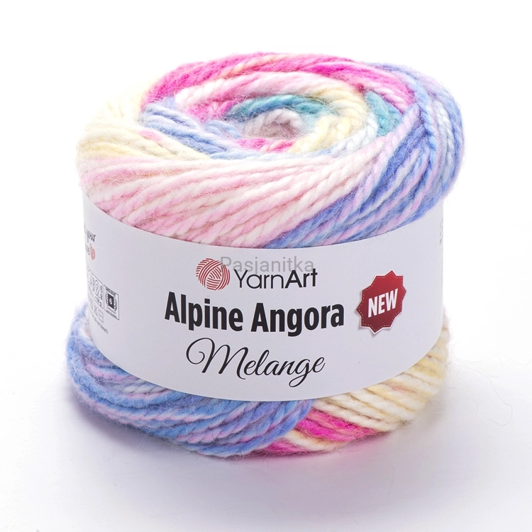 Włóczka Alpine Angora Melange / 6402