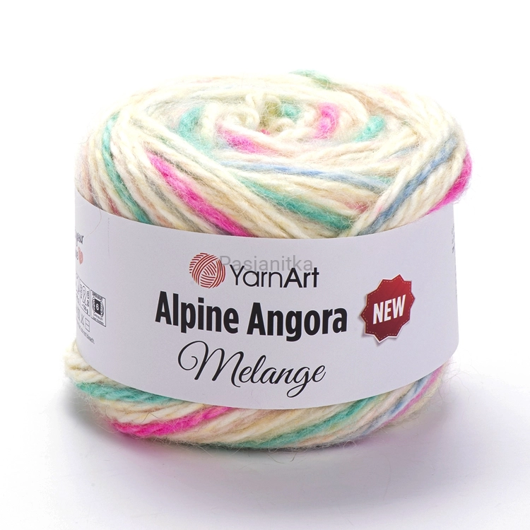 Włóczka Alpine Angora Melange / 6407