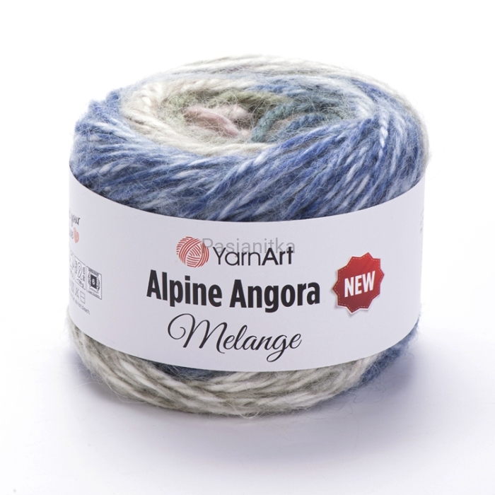 Włóczka Alpine Angora Melange / 6408
