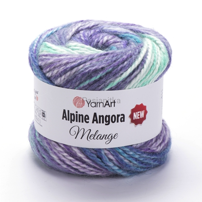Włóczka Alpine Angora Melange / 6412
