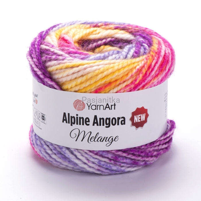 Włóczka Alpine Angora Melange / 6414