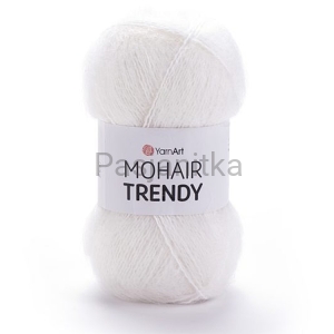 Włóczka Mohair Trendy 101 / biały