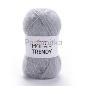 Włóczka Mohair Trendy 113 / jasny szary