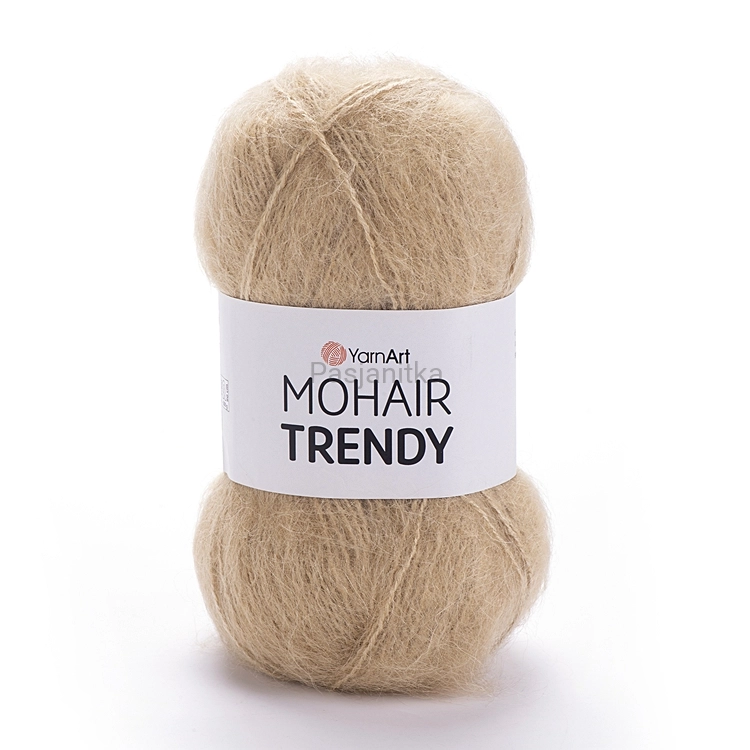 Włóczka Mohair Trendy 134 / ciepły beżowy