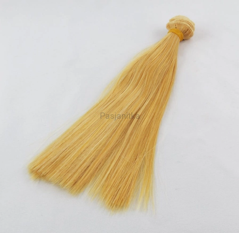 Włosy proste 20 cm blond.JPG