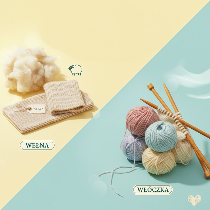 Czym różni się wełna od włóczki?